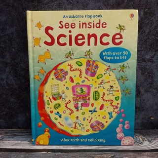 An Usborne Flap book See inside Science. ( Boardbook มือสอง )