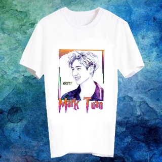 เสื้อยืดสีขาว สั่งทำ Fanmade แฟนเมด คำพูด แฟนคลับ PKJY13-1 Mark Tuan Got7