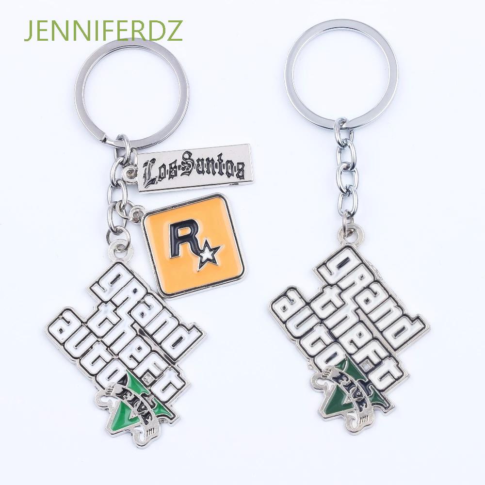 ภาพหน้าปกสินค้าJenniferdz พวงกุญแจจี้พวงกุญแจเกม Gta V Ps4 Xbox Pc สําหรับเล่นเกมส์วันเกิดกระเป๋า จากร้าน jenniferdz.th บน Shopee