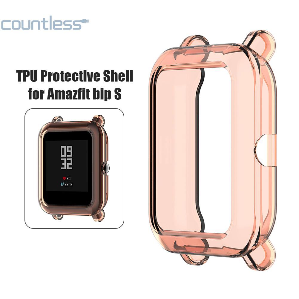cou-เคส-tpu-ป้องกันสําหรับ-amazfit-bip-s-smartwatch