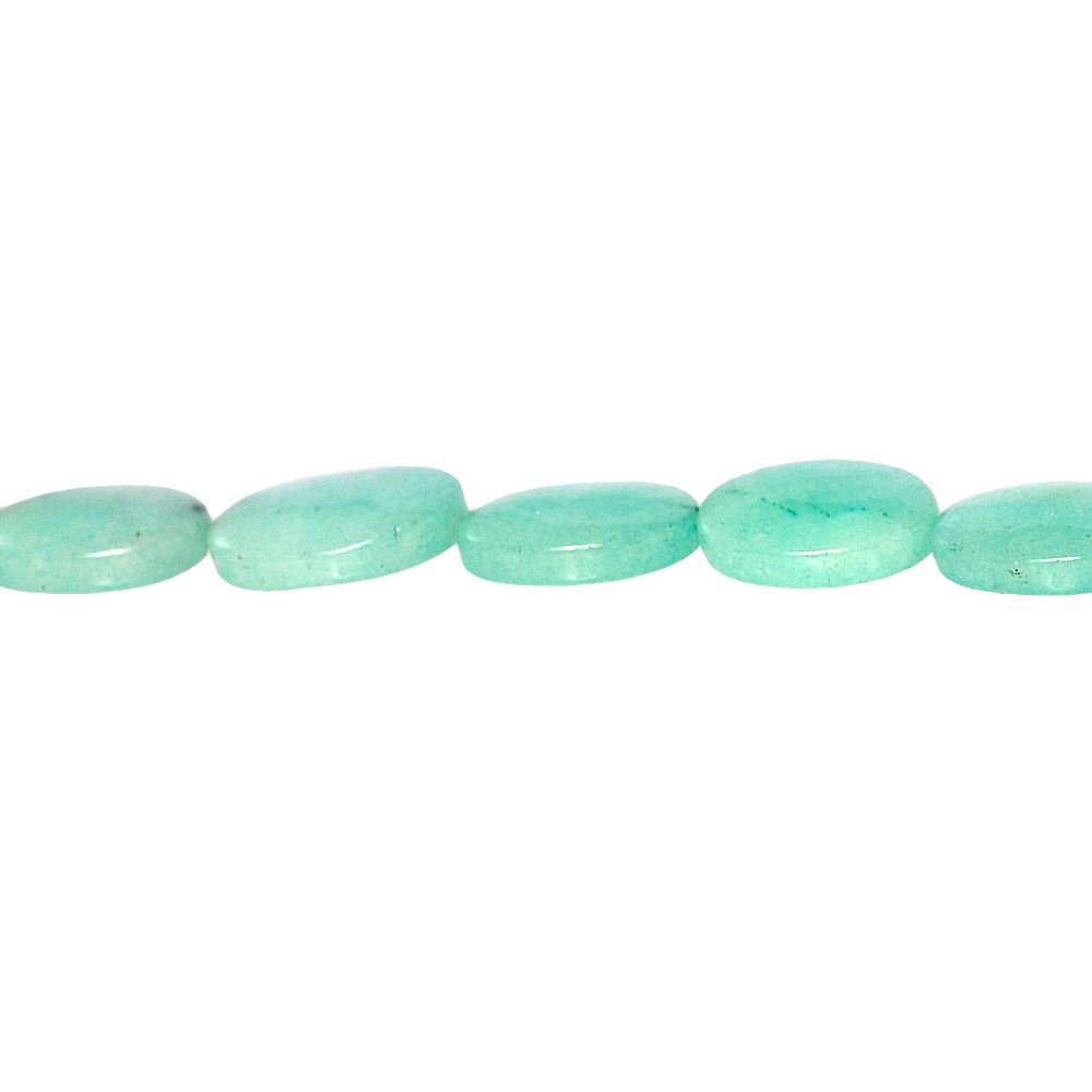 ลูกปัดหินแท้-ลักษณะเม็ดไข่แบน-หินควอส์-quartz-13x18-mm-lz-0283-สีเขียวอ่อน