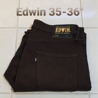 ยีนส์ใหม่ ยี่ห้อ Edwin เอว 35-36 นิ้ว