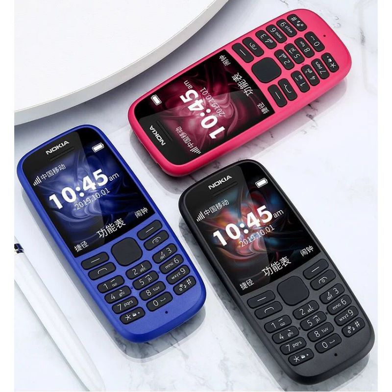 โทรศัพท์มือถือโนเกียปุ่มกด-nokia-105-มี-2ซิม-4g-เหมาะกับทุกวัย-เล่นเฟสได้-รุ่นใหม่-ภาษาไทย