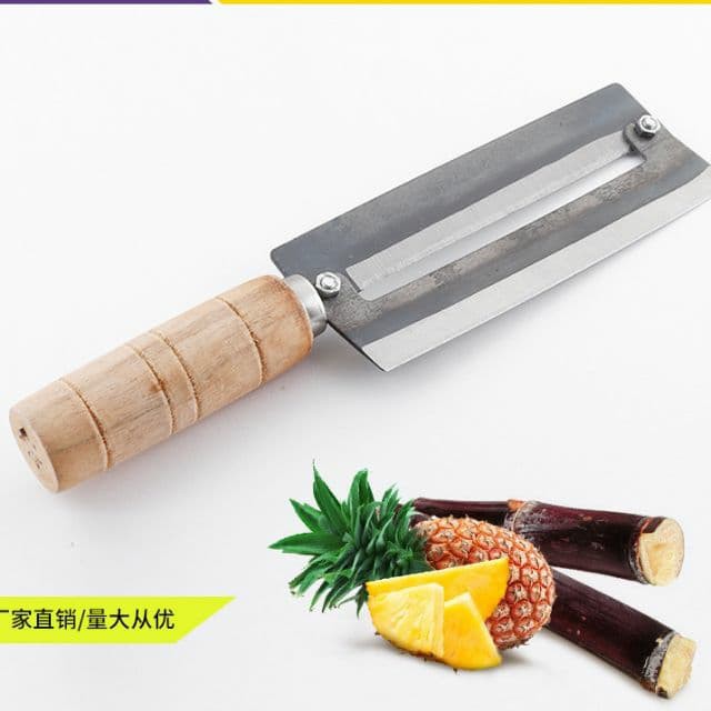 St52 มีดปอกผลไม้ มีดปอกเปลือก มีดสองคม ด้ามไม้ | Shopee Thailand