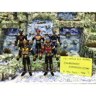 กาชาปองโมเดล Mask Rider ของแท้ยกเซ็ตห้าตัว