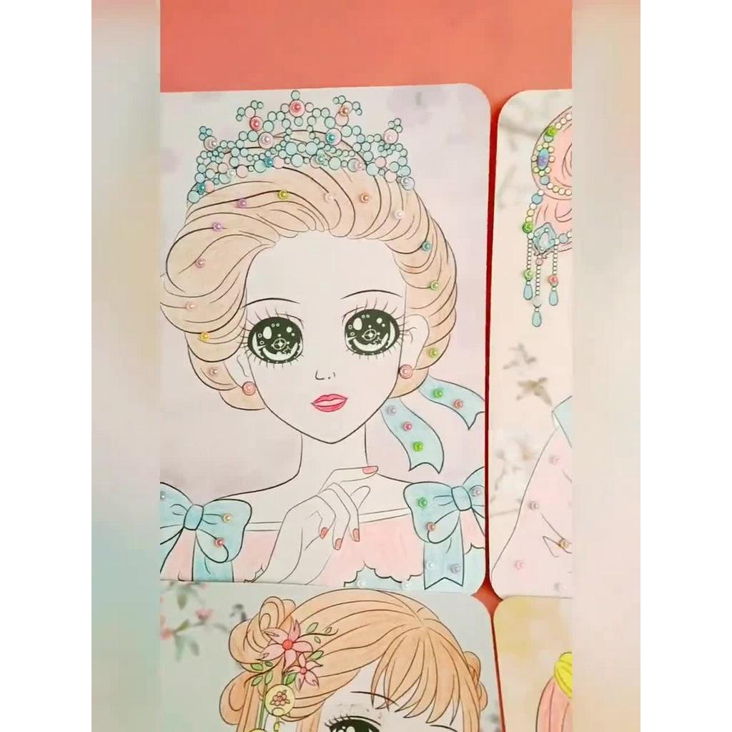 ดาวเคราะห์ที่มีความสุข-สมุดระบายสีธีมเจ้าหญิง-ส่งดินสอสี-มี6เล่มในชุด-สมุดระบายสีเด็ก-ของเล่นเสริมทักษะ-ของเล่นเสริมพัฒนาการเด็ก-สมุดระบายสี-ภาพระบายสี-diy-painting-ของเล่นเสริมพัฒนาการ