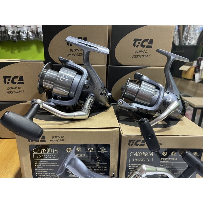 #รอกสปินนิ่ง_TICA_CAMBRIA สปูนอลูมินั่ม รอบ 4.9 ลูกปืน 9BB | Shopee ...
