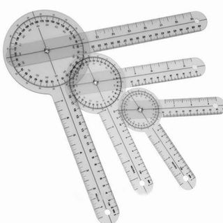 โกนิโอมิเตอร์ ไม้บรรทัด วัดองศา Goniometer มี 3 ขนาดค่ะ