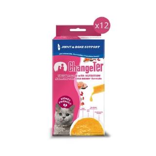 ChangeTer เช้นจ์เตอร์ ขนมแมวเลียที่เป็นมิตรต่อไตสูตรบำรุงกระดูกและข้อ/ปลาแซลมอนและโกจิเบอร์รี่ 10gx4 ซอง(แพ็ค12)