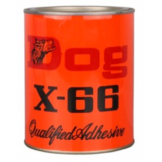 สินค้า กาวยางตราหมา กาวยาง 200ml.,600ml.กาวติดหนัง กาวซ่อมรองเท้า Dog x-66