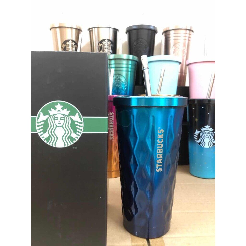 ของพร้อมส่ง-โครตฮิต-สตาร์บั-แก้ว-starbucks-แก้วน้ำเก็บความเย็น-ถ้วยฟางหุ้มสแตนเลส-ถ้วยสแตนเลส-304-รักษาอุณหภูมิ-10-ช