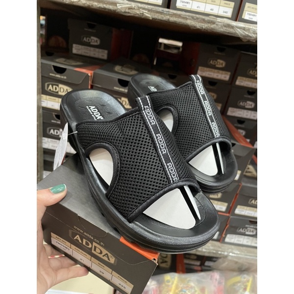 A7H09 ADDA รองลำลอง รองแตะแบบสวม สำหรับผู้ชาย พื้นพียู AD 7H09 | Shopee ...