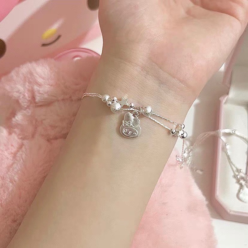 พร้อมส่ง-สร้อยข้อมือ-ชิน-คุโรมิ-มายเม-ลายการ์ตูน-น่ารัก