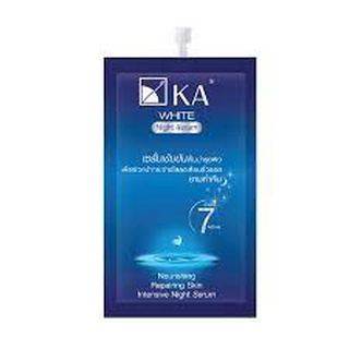 Ka White Night Serum เคเอ ไวท์ ไนท์ เซรั่ม เซรั่มเข้มข้นบำรุงผิวแบบซองขนาด10g