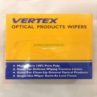 ภาพขนาดย่อของภาพหน้าปกสินค้าVertex Camera Lens Tissue Wipers - กระดาษเช็ดทำความสะอาดเลนส์ และ ฟิลเตอร์ ล้างสต๊อก จากร้าน kaideefree บน Shopee