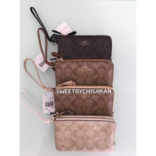 NO.114  พร้อมส่ง คล้องมือ Coach 2 ซิป S