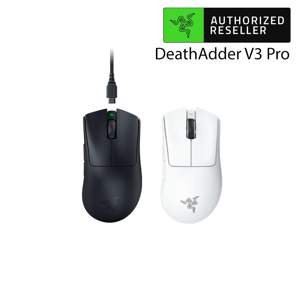 ภาพสินค้า12.12 พร้อมส่ง  RAZER DeathAdder V3 Pro เมาส์เกมมิ่งไร้สาย ตัวท๊อป Gaming Mouse รับประกัน 2 ปี จากร้าน rockeygames บน Shopee ภาพที่ 7