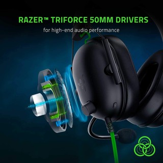 ภาพขนาดย่อของภาพหน้าปกสินค้าRazer BlackShark V2 X HyperClear Cardioid Mic Noise Cancellation 7.1 Surround Sound Gaming Headphones (หูฟังเกมมิ่ง) จากร้าน razer.official.store บน Shopee