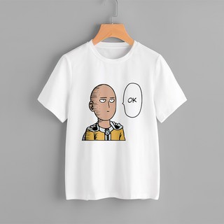 HH One Punch Man [Saitama] - เสื้อยืดการ์ตูนอนิเมะสไตล์ unisex เสื้อยืดผ้าฝ้าย