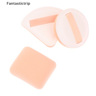 Fantastictrip พัฟฟองน้ํานุ่มพิเศษ สําลีลูกอม แห้ง เปียก ใช้คู่ เบาะลม แป้ง พัฟ แฟชั่น ชุด