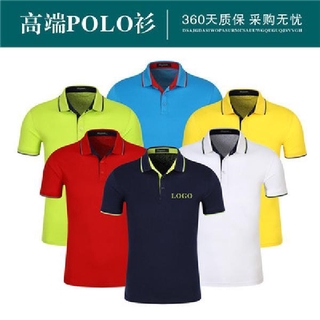 poloเสื้อเชิ้ตTเสื้อยืดพิมพ์ลายlogoLapel แขนสั้นพนักงานบริษัทฤดูร้อนผู้ชายและผู้หญิงเครื่องมือ