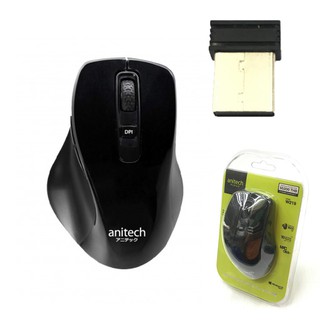 ภาพหน้าปกสินค้าANITECH W219 WIRELESS OPTICAL MOUSE ที่เกี่ยวข้อง