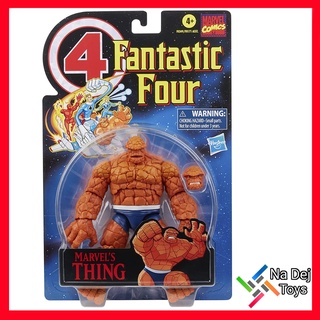 Marvel Legends Retro Fantastic Four The Thing 6" Figure มาร์เวล เลเจนด์ส เรโทร แฟนทาสติค โฟร์ ดิ ธิงก์ ขนาด 6 นิ้ว