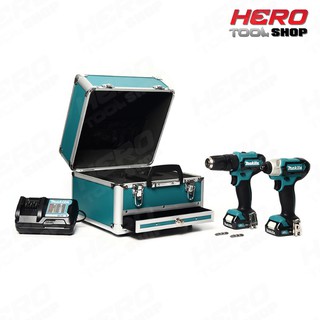 ภาพขนาดย่อของภาพหน้าปกสินค้าMAKITA สว่าน กระแทก(เจาะปูน) ชุด CLX228X1 - 12v COMBO KIT HP333DZ(สว่านกระแทกไร้สาย) + TD110DZ(ไขควงกระแทก)++ จากร้าน herotoolshop บน Shopee ภาพที่ 2