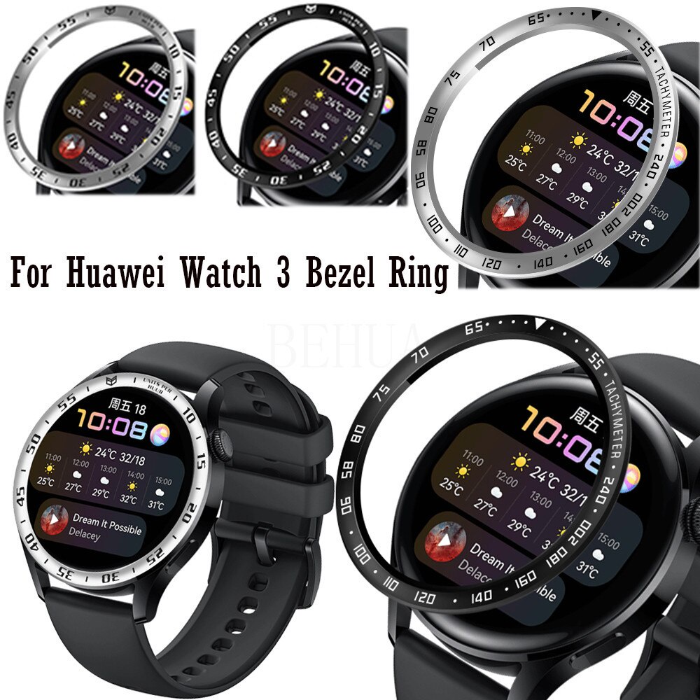 ภาพหน้าปกสินค้าเคสสแตนเลสป้องกันรอยขีดข่วนสําหรับ Huawei Watch 3