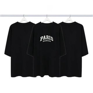 Paris printed cotton short-sleeved T-shirt men and womens fashion Sports 71CA
