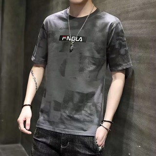 สินค้า TS MEN เสื้อยืดคอกลมแขนสั้น เสื้อยืดผู้ชาย(มี3สี)รุ่น 0083