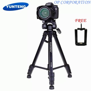 สินค้า YUNTENG VCT-668 / DV-211N / VCT-6109 ขาตั้งกล้องขาตั้งมือถือ3ขา tripod  Professional Photographic equipment Gimbal Head