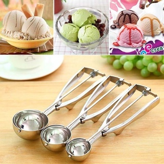 พร้อมส่ง ที่ตักไอศครีมสแตนเลส456ซม