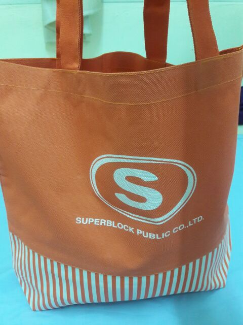 กระเป๋าผ้าของเเท้-superblock-มาใหม่ล่าสุด-เอี่ยมๆขนาด14-14นิ้วใส่จุใจ