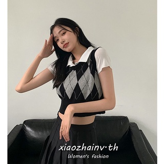 ภาพหน้าปกสินค้าXiaozhainv เสื้อกั๊ก ลายสก๊อต แฟชั่นใหม่ สำหรับผู้หญิง ที่เกี่ยวข้อง