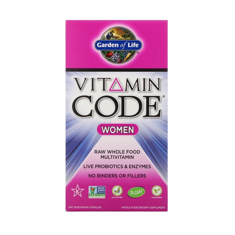 พร้อมส่ง-vitamin-code-women-240-vegetarian-capsules