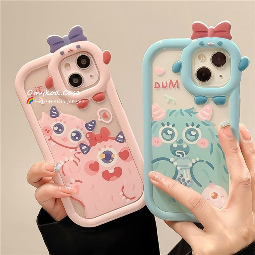 ภาพหน้าปกสินค้าReady Stock  OPPO A17 A16 A77 A15 A57 A74 A94 A95 A3S A12E A5 A9 Reno 6 5 Lite 7Z F19 Pro Cute Cartoon Puppy Transparent soft Omykod Drop Protection Back Cover จากร้าน omykod.th บน Shopee