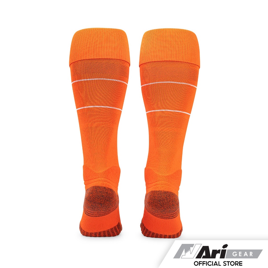 ari-elite-football-long-socks-orange-white-ถุงเท้ายาว-อาริ-อีลิท-สีส้ม