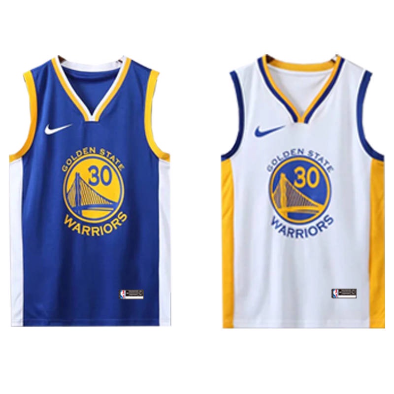 เสื้อบาสเกตบอลผู้ชาย-เสื้อบาส-warriors-no-30-kurry-jersey-no-11-thompson-student-basketball-serv