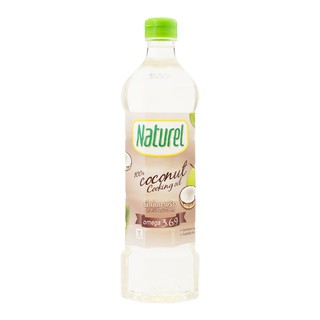 น้ำมันมะพร้าว ตราเนเชอรัล ขนาด 1 ลิตร  /  Naturel Coconut Oil 1 L.  ปรุงอาหาร​ ผัดทอด Keto Naturel คีโตเจนนิค โอเมก้า