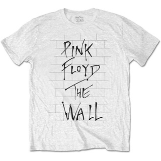 T-shirt  เสื้อยืดแขนสั้น พิมพ์ลายโลโก้ Floyd The Wall And Logo สีชมพู สไตล์ฮิปฮอป คลาสสิก ขนาดใหญ่ สําหรับผู้ชายS-5XL