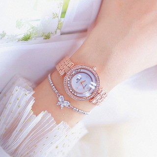 ส่งจากไทย มีเก็บเงินปลายทาง 😎 นาฬิกาข้อมือ นาฬิกา แบรนด์ BS Bee นาฬิกาข้อมือควอตซ์แฟชั่นหรูหราสำหรับผู้หญิง