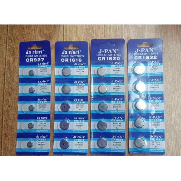 ส่งจากไทย 2แผง CR927 CR1616 CR1620 CR1632 Lithium BATTERIES 3V CR 927
