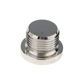 Electroplated Nickel Hex Bolt Bung Plug for O2 Oxygen Sensor M18x1.5 Thread