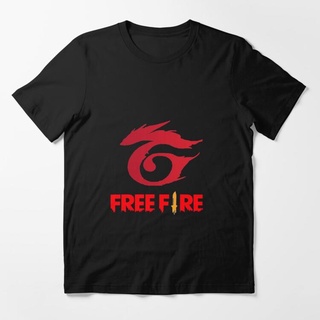 เสื้อยืดอินเทรนด์ผู้ชายอินเทรนด์ผู้หญิงเสื้อยืด พิมพ์ลาย Garena FreeFire เลือกลายได้S-3XL