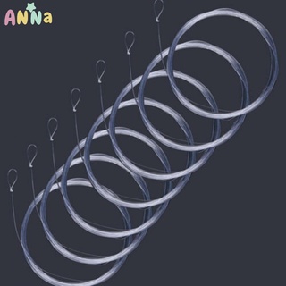 【Anna】9FT Fly Fishing Tapered Leader Fly Taper Line Leader Fishing Line With Loop*5【Sport &amp; Motors】