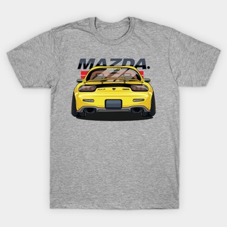 เสื้อยืดพิมพ์ลายแฟชั่น เสื้อยืด พิมพ์ลาย Mazda RX7 สําหรับผู้ชาย และผู้หญิง