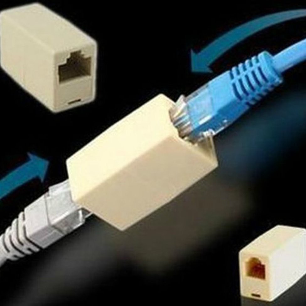 ภาพสินค้าH-style หัวต่อสายแลน LAN CAT5E RJ45 ต่อเพิ่มความยาวสายแลน สายเคเบิลเชื่อมต่อเครือข่าย Ethernet Lan Coupler Rj45 จากร้าน healthystyle.th บน Shopee ภาพที่ 1