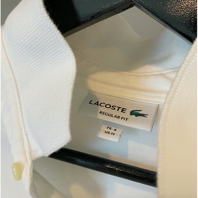 used-like-new-lacoste-polo-white-regular-มือสอง-เสื้อโปโล