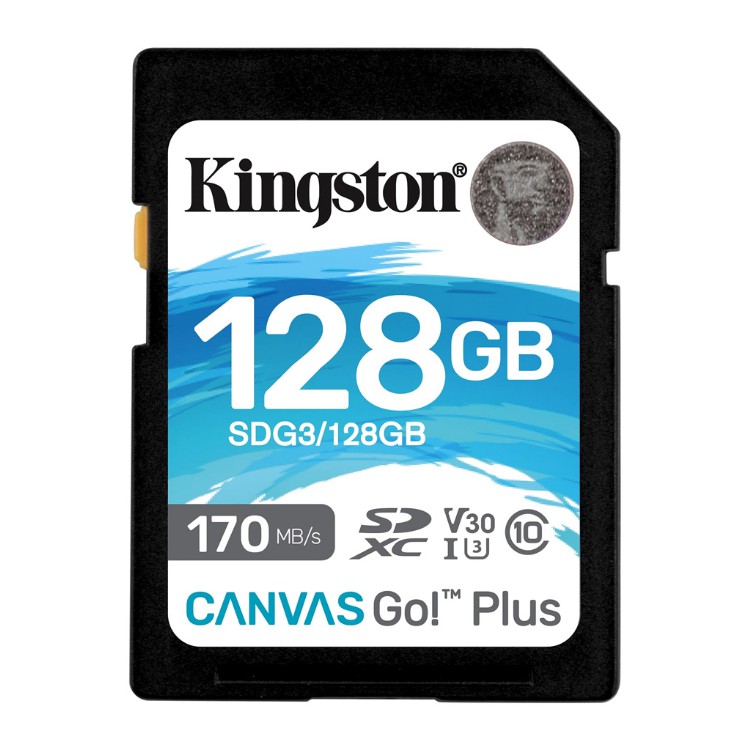 ภาพหน้าปกสินค้าKINGSTON SD CARD (เอสดีการ์ด) 128 GB CANVAS GO PLUS (SDG3/128GB) จากร้าน jib_officialshop บน Shopee